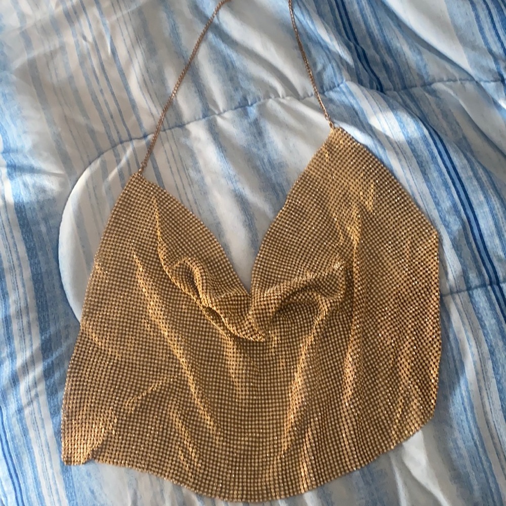 Gold gem top